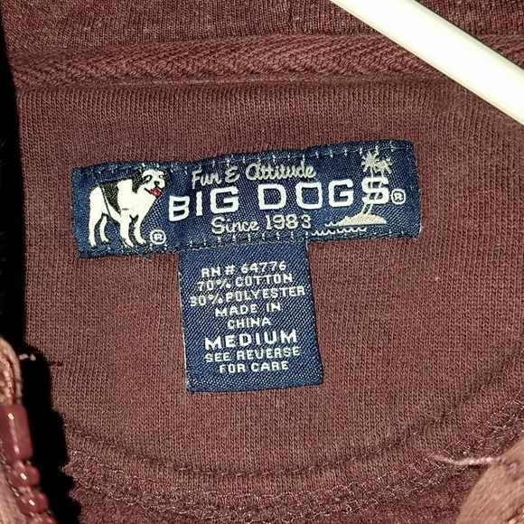 Big dog hooded zipper sweatshirt - Picture 2 of 3